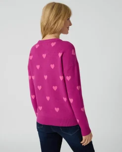 Herz-Pullover