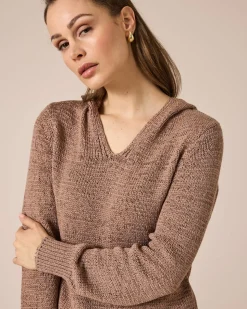 Hoodie aus Bändchengarn
