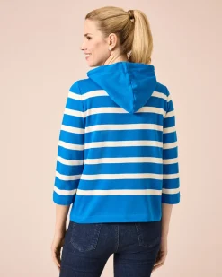 Hoodie, gestreift