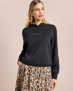 Hoodie im Wende-Design