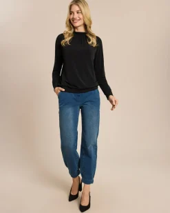 Hose im Denimlook