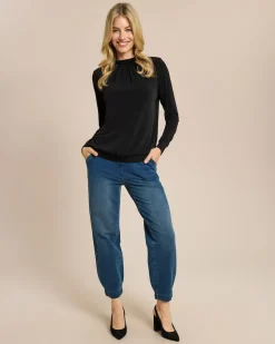 Hose im Denimlook