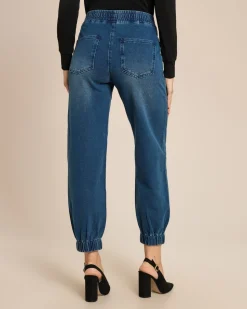 Hose im Denimlook