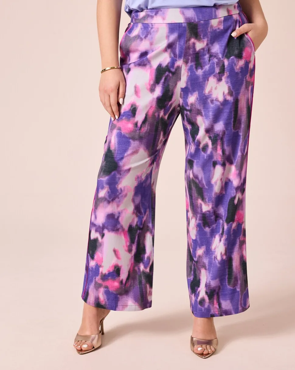 Hose mit Batik-Druck