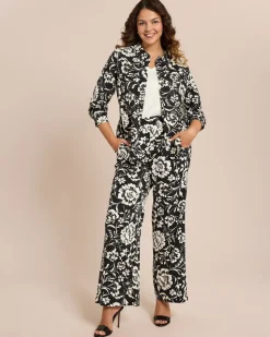 Hose mit Blumenprint
