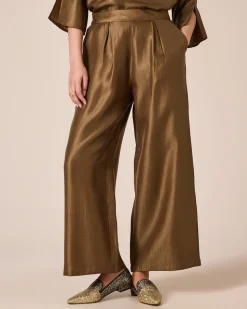 Hose mit Glanzeffekt
