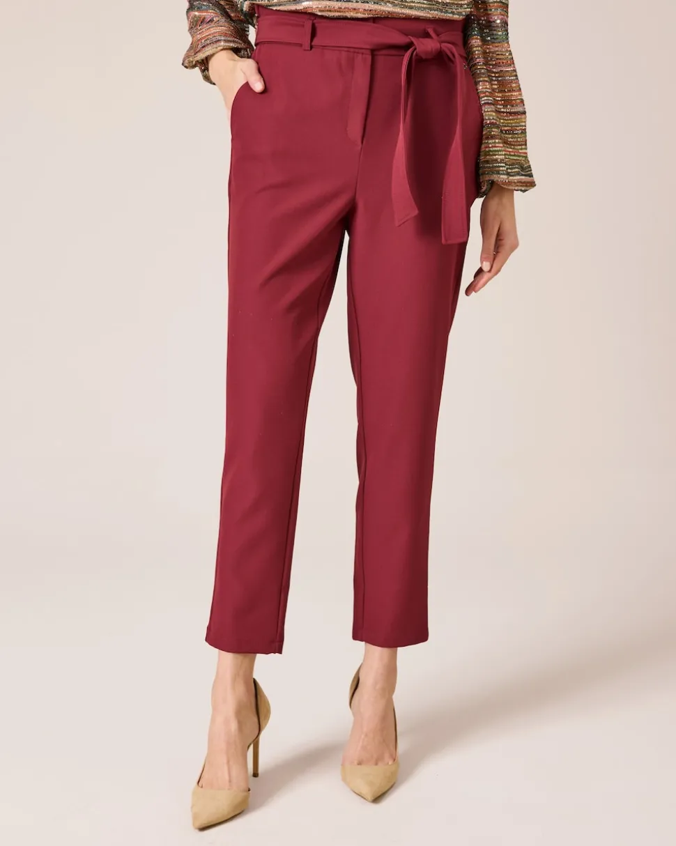 7/8-Hose mit Gürtel