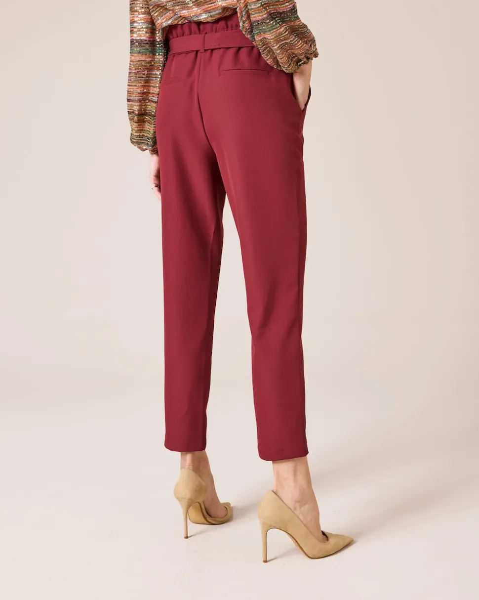 7/8-Hose mit Gürtel
