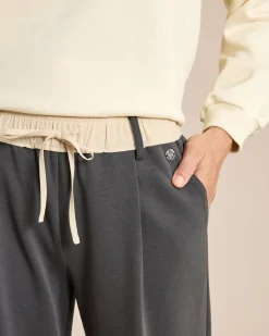 Hose mit Kontrastbund