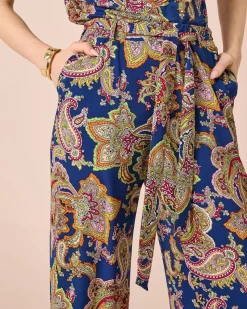 Hose mit Paisley-Druck