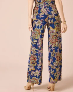 Hose mit Paisley-Druck