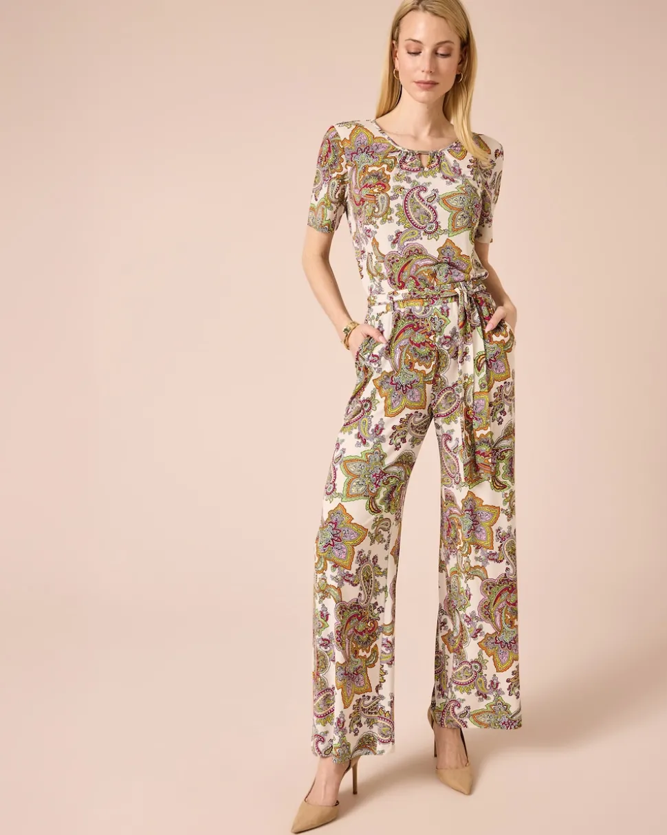 Hose mit Paisley-Druck