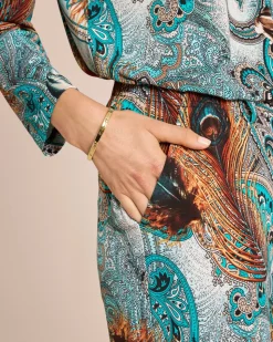 Hose mit Paisleydruck