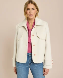 Jacke aus Wollmix