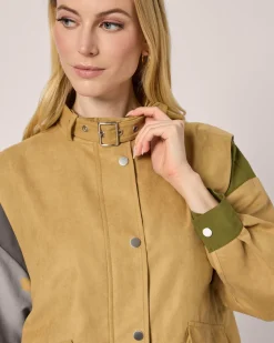 Jacke im Lagen-Look