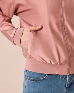 Jacke in Glanzoptik