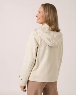 Jacke mit abnehmbarer Kapuze