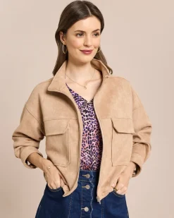 Jacke mit großen Taschen