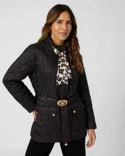 Jacke mit Halstuch