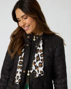 Jacke mit Halstuch