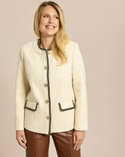 Jacke mit Zierborte