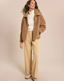 Jacke Shearling-Immitat