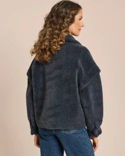 Jacke Shearling-Immitat