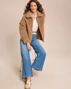 Jacke Shearling-Immitat