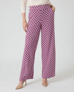 Jacquard-Hose in grafischem Design