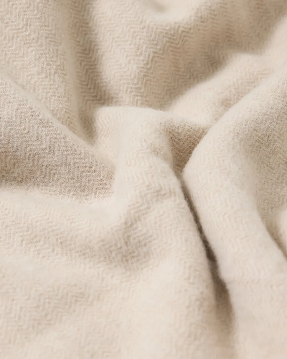 Jacquard-Wohnplaid aus Wolle