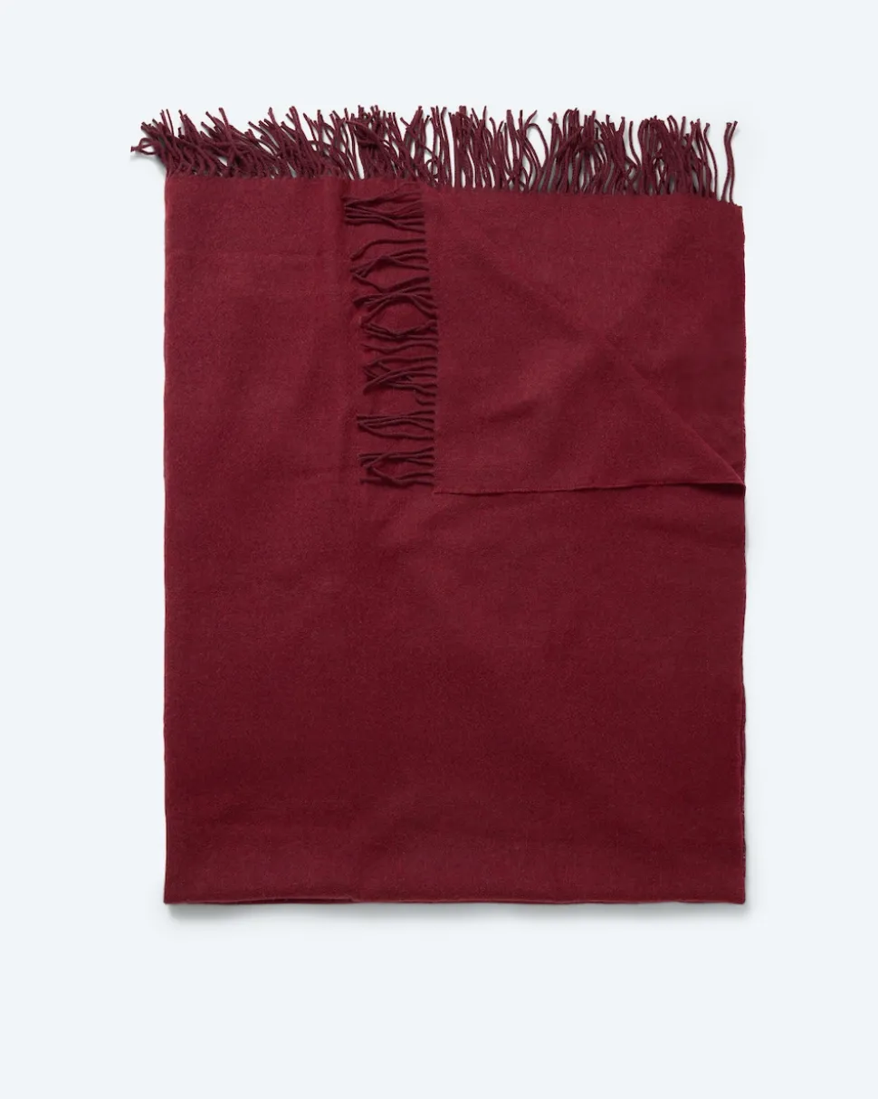 Jacquard-Wohnplaid aus Wolle