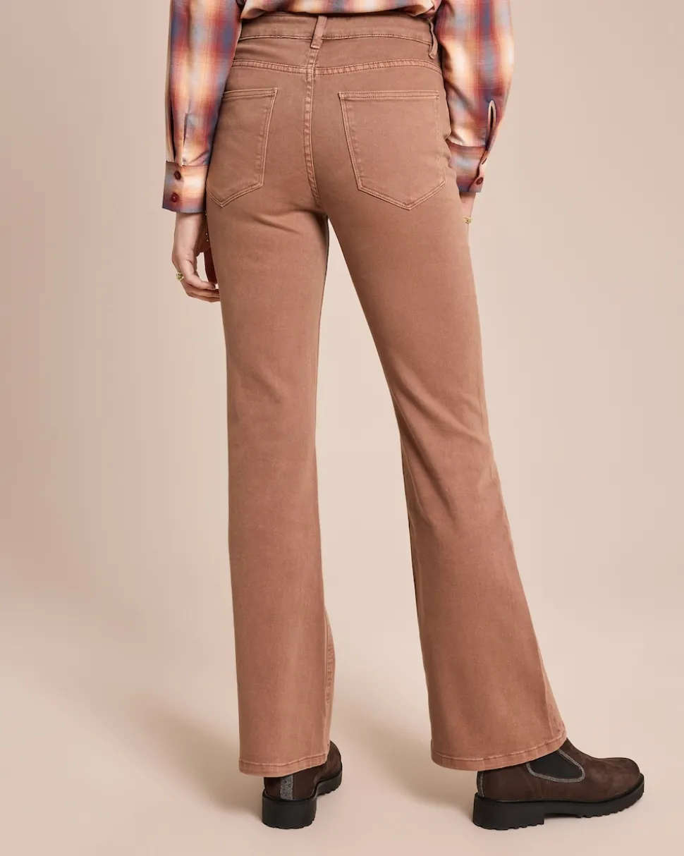 Jeanshose mit Schlag