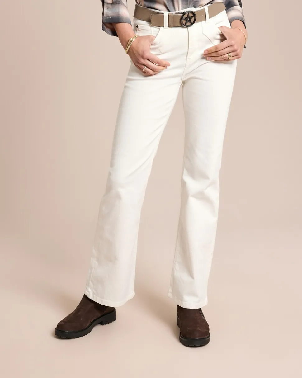 Jeanshose mit Schlag