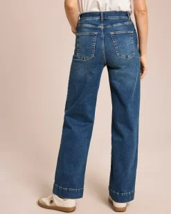 Jeanshose weites Bein