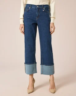 Jeans mit Aufschlag