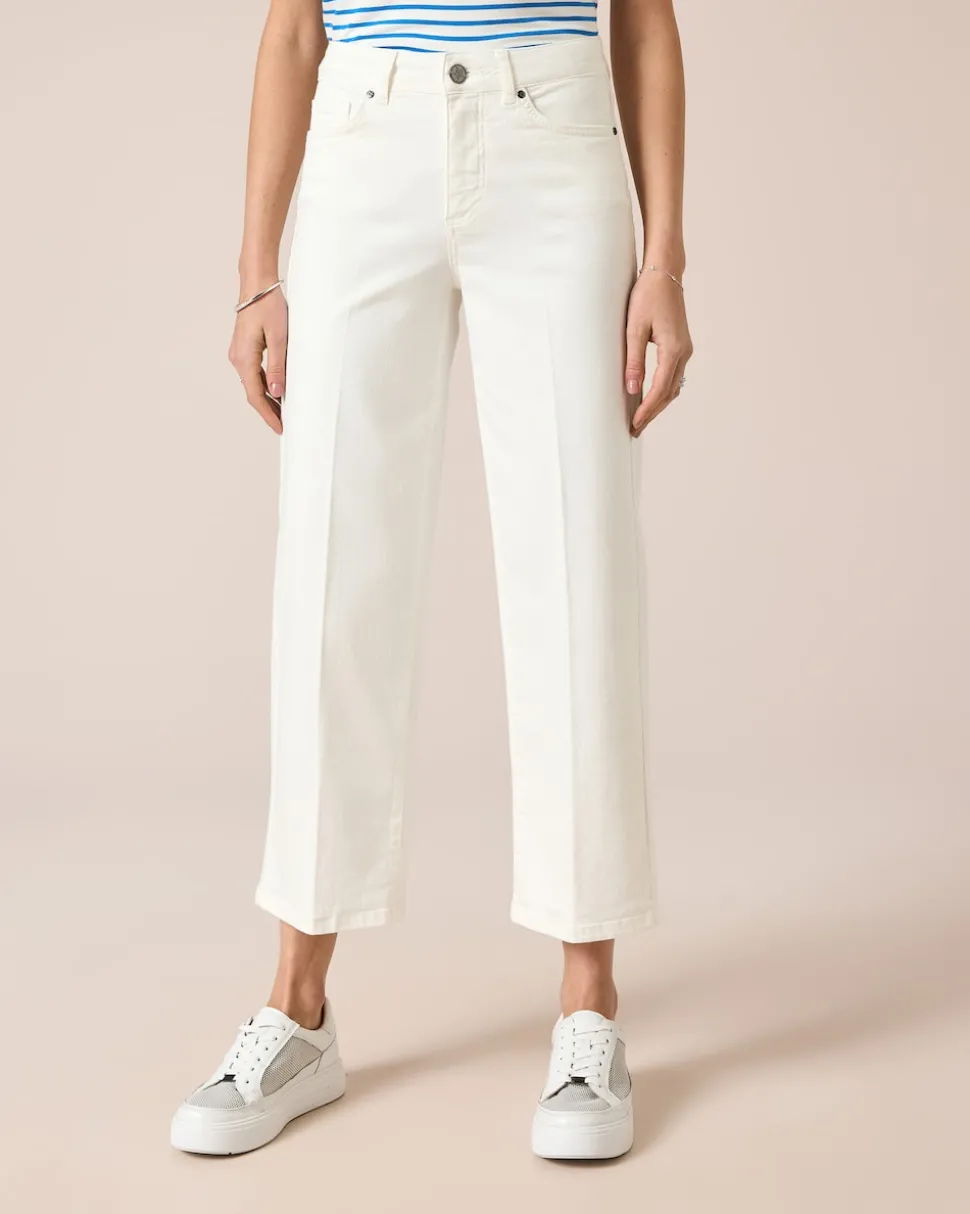 Jeans mit Bügelfalte