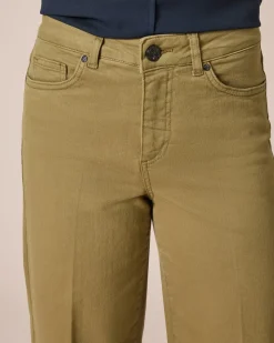 Jeans mit Bügelfalte
