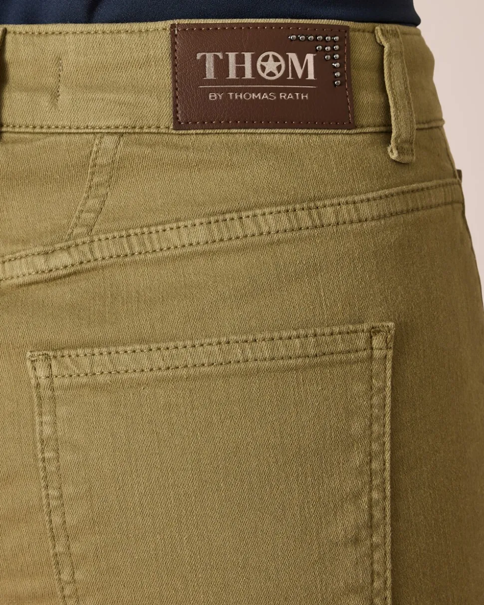 Jeans mit Bügelfalte