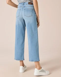 Jeans mit Bügelfalte