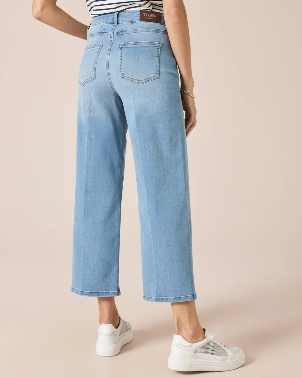 Jeans mit Bügelfalte
