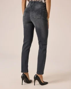 Jeans mit Deko