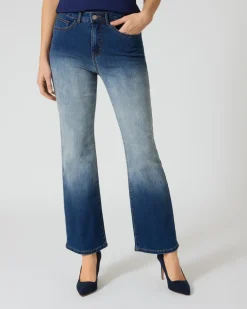 Jeans mit Farbverlauf
