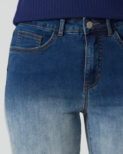 Jeans mit Farbverlauf