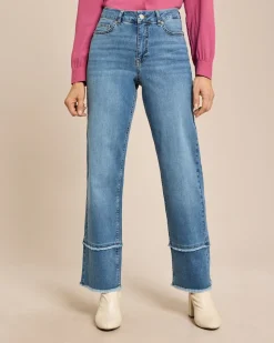 Jeans mit Fransen