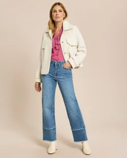 Jeans mit Fransen