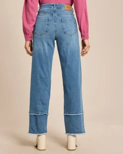 Jeans mit Fransen