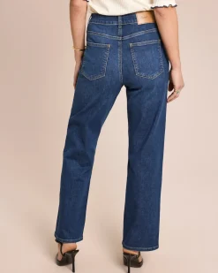 Jeans mit Schlitz