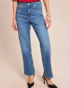 Jeans mit Schlitz