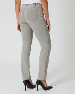 Jeans mit Steinchenbesatz