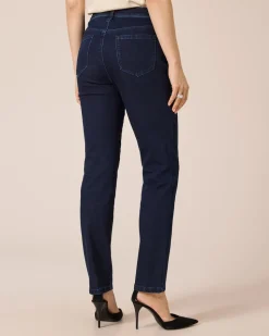 Jeans mit Stickerei und Pailletten